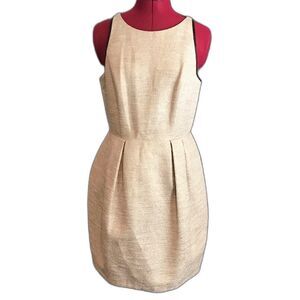 Armani Exchange Cream Sleeveless Dress